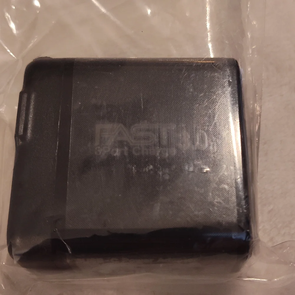 Fast Charging Black Power Adapter